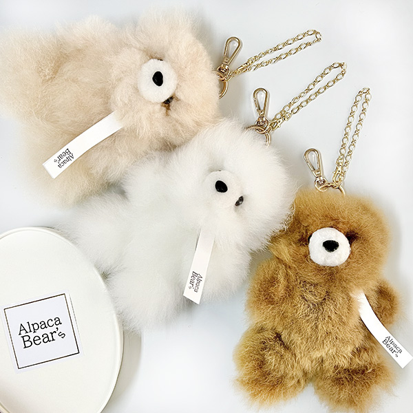 アルパカベアバッグチャーム テディベア ぬいぐるみ｜Alpaca