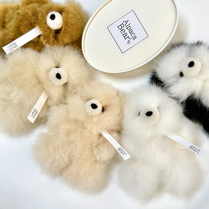 アルパカベアバッグチャーム テディベア ぬいぐるみ｜Alpaca